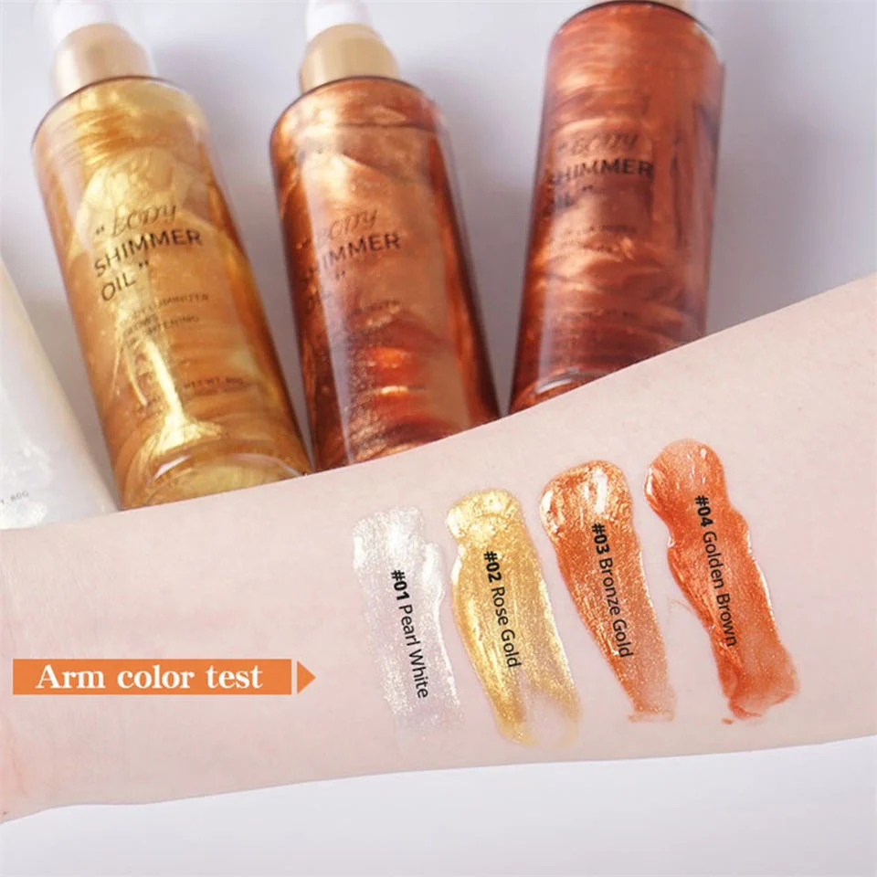Hot Products 4 Colors Spray Makeup Body Face Glitter Spray