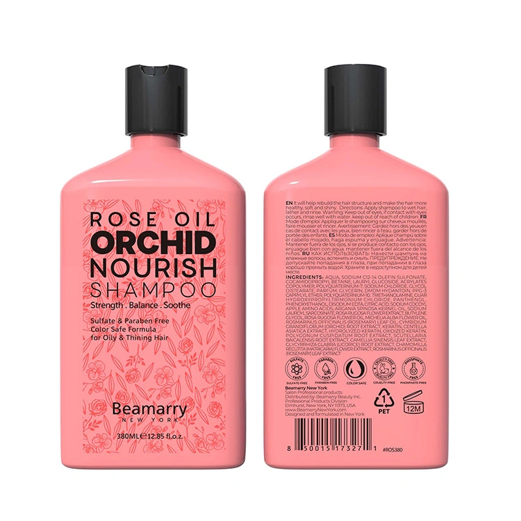China Rose Oil Shampoo & Conditioner Set Cosmetic Factory OEM