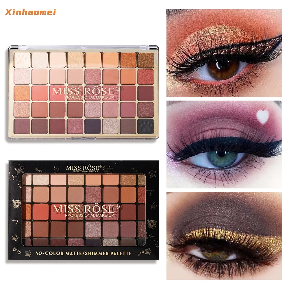 OEM Cosmetics Manufacturer Fashion Hot Sale 40 Colors Eyeshadow Make up