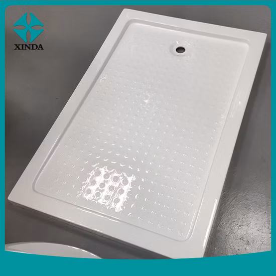 Einzelschwellen-Duschwanne, preiswerte OEM / ODM-Duschwanne aus Acryl, Badezimmerprodukte