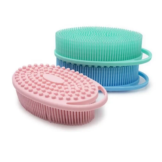 Neues Produkt mit Hakenkörper-Ballwäscher, Silikon-Körperwäschergürtel, Baby-Badewannen-Duschbürste, Badebürste